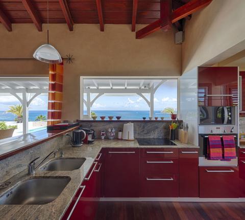 Villa Dream in blue St.Martin - Kitchen Dining Room