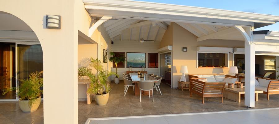 Villa Dream in blue St.Martin - Kitchen Dining Room