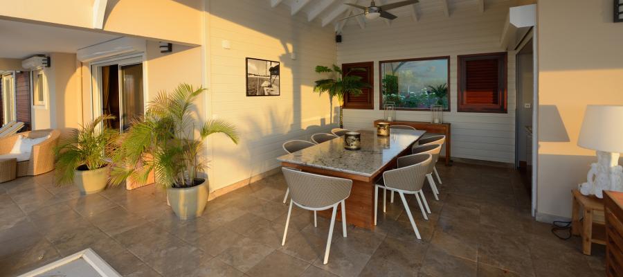 Villa Dream in blue St.Martin - Kitchen Dining Room