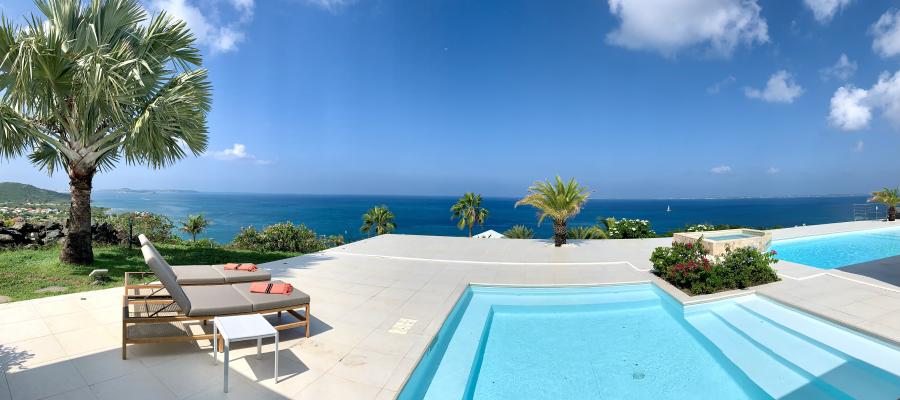 Villa Dream in Blue Saint-Martin - Pool and Terraces