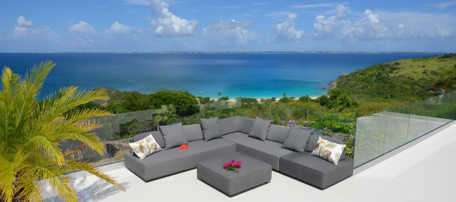 Villa Dream in Blue St.Martin - Pool and Terraces