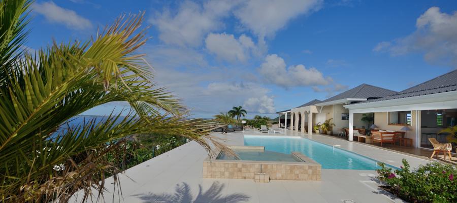 Villa Dream in Blue St.Martin - Pool and Terraces