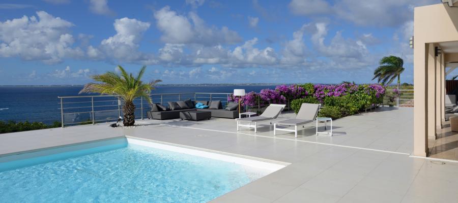 Villa Dream in Blue St.Martin - Pool and Terraces