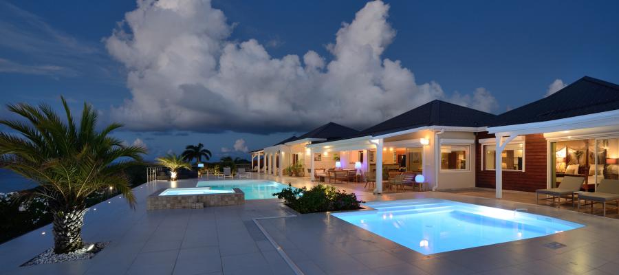 Villa Dream in Blue St.Martin - Pool and Terraces