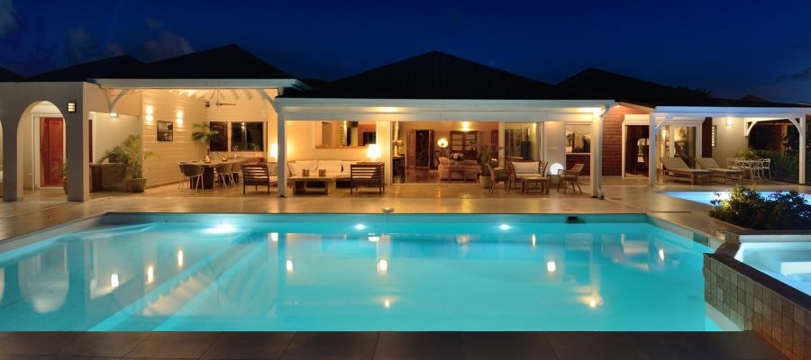 Villa Dream in Blue St.Martin - Pool and Terraces