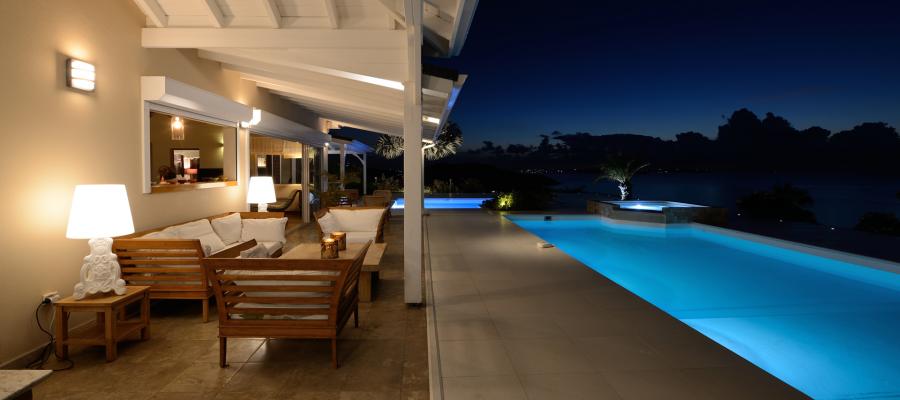 Villa Dream in Blue St.Martin - Pool and Terraces