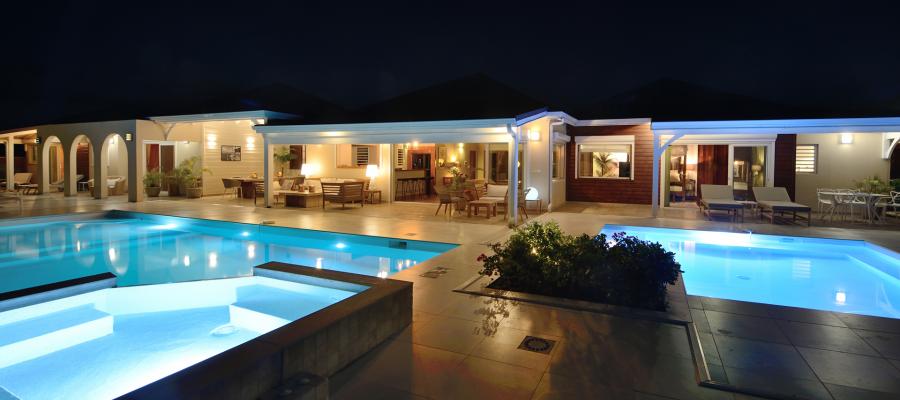 Villa Dream in Blue St.Martin - Pool and Terraces