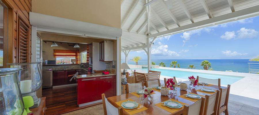 Villa Dream in blue - Kitchen Dining Room Villa Dream in blue - Kitchen Dining Room