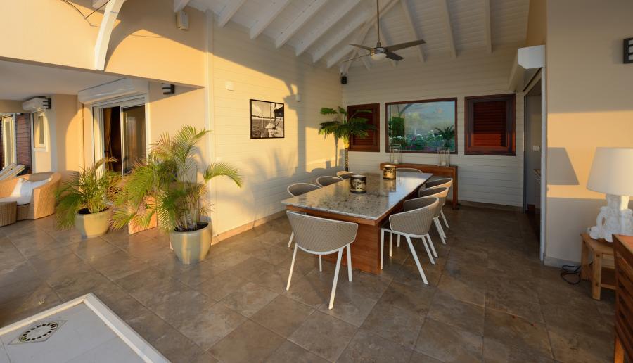 Villa Dream in blue St.Martin - Kitchen Dining Room