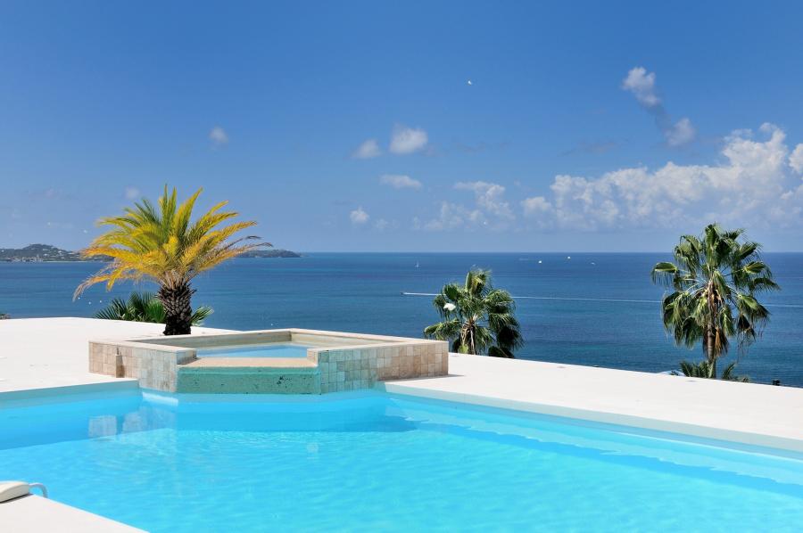 Villa Dream in Blue St.Martin - Pool and Terraces