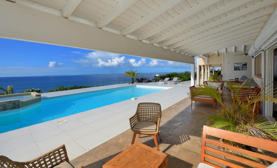 Villa Dream in Blue St.Martin - Pool and Terraces