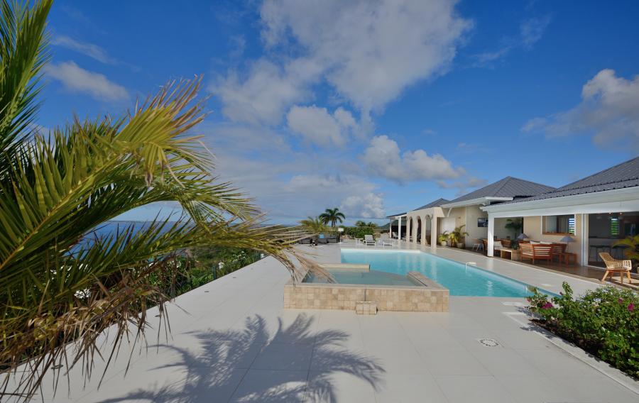 Villa Dream in Blue St.Martin - Pool and Terraces