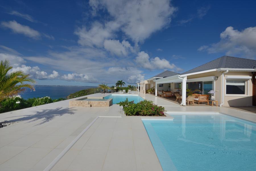 Villa Dream in Blue St.Martin - Pool and Terraces