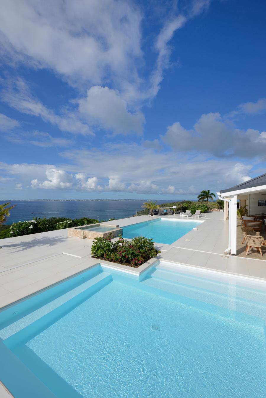 Villa Dream in Blue St.Martin - Pool and Terraces