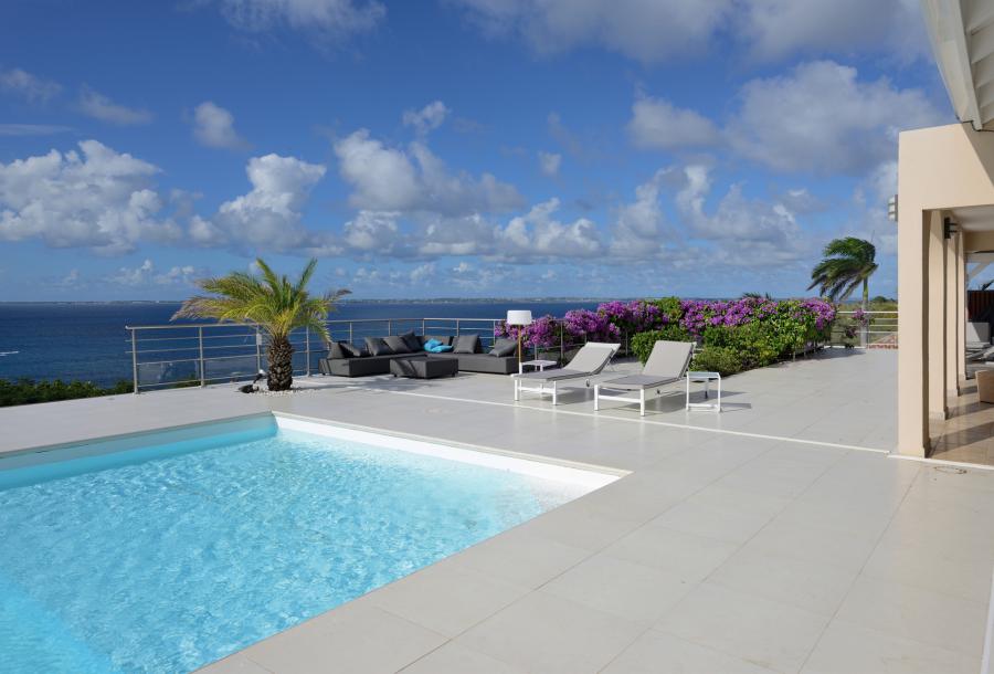 Villa Dream in Blue St.Martin - Pool and Terraces