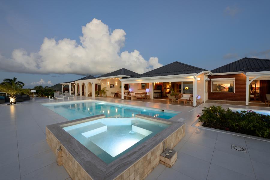 Villa Dream in Blue St.Martin - Pool and Terraces