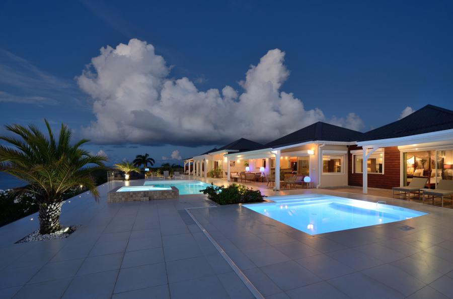 Villa Dream in Blue St.Martin - Pool and Terraces