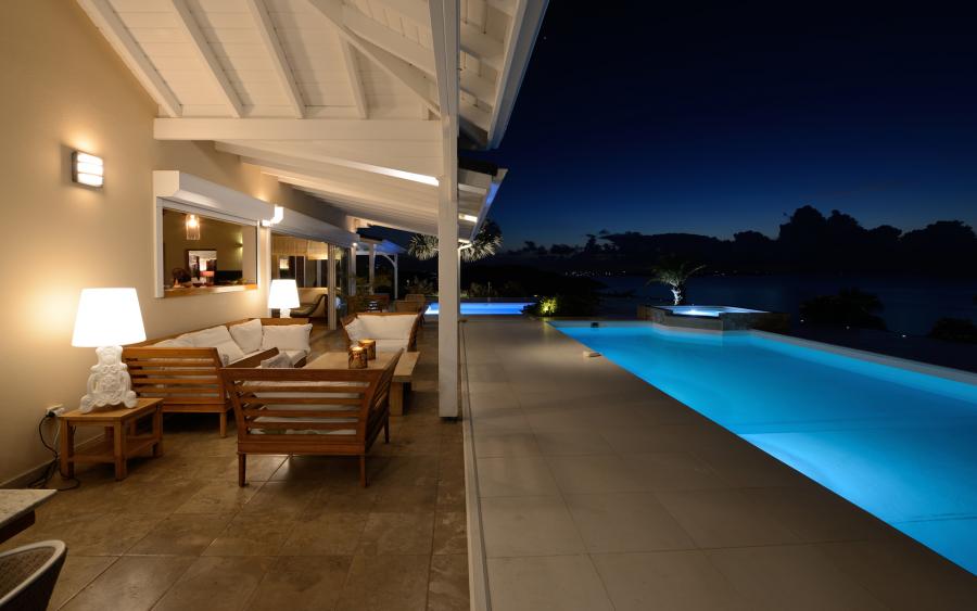 Villa Dream in Blue St.Martin - Pool and Terraces