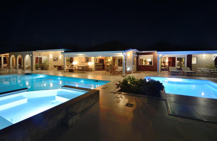 Villa Dream in Blue St.Martin - Pool and Terraces