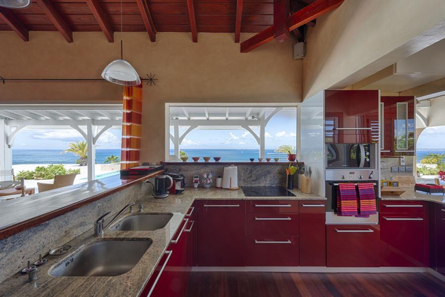 Villa Dream in blue St.Martin - Kitchen Dining Room